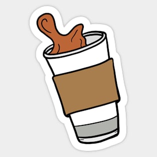 Coffee for the trip Sticker